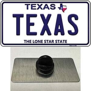 Texas  Hat Pin Tag Novelty Metal Backpack Retro Football New 1.5"x.75"